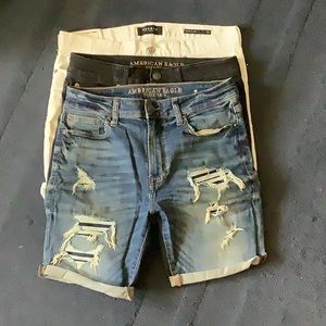 Bundle men’s distressed shorts